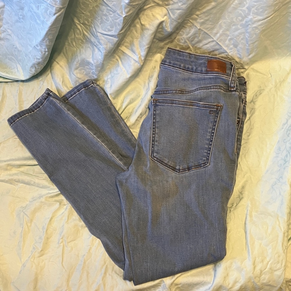 Crown & Ivy Blue Straight Leg Jeans